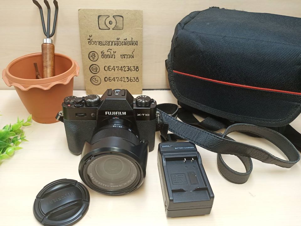 กล้อง Fuji xt-10 สีดำ พร้อมเลนส์ สภาพดี เก็บเงินปลายทางได้